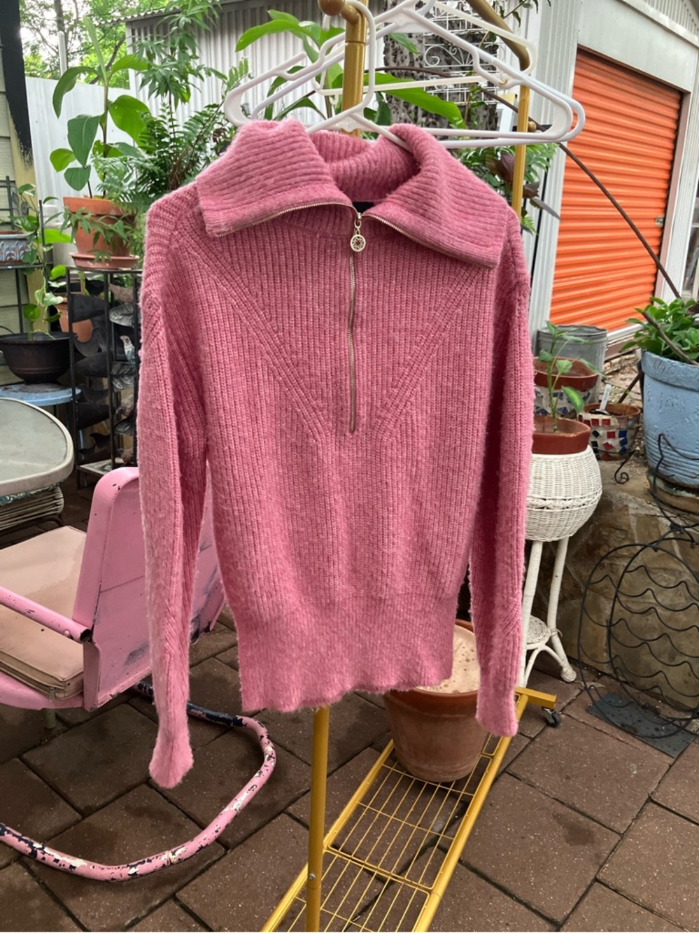 Pink sweater